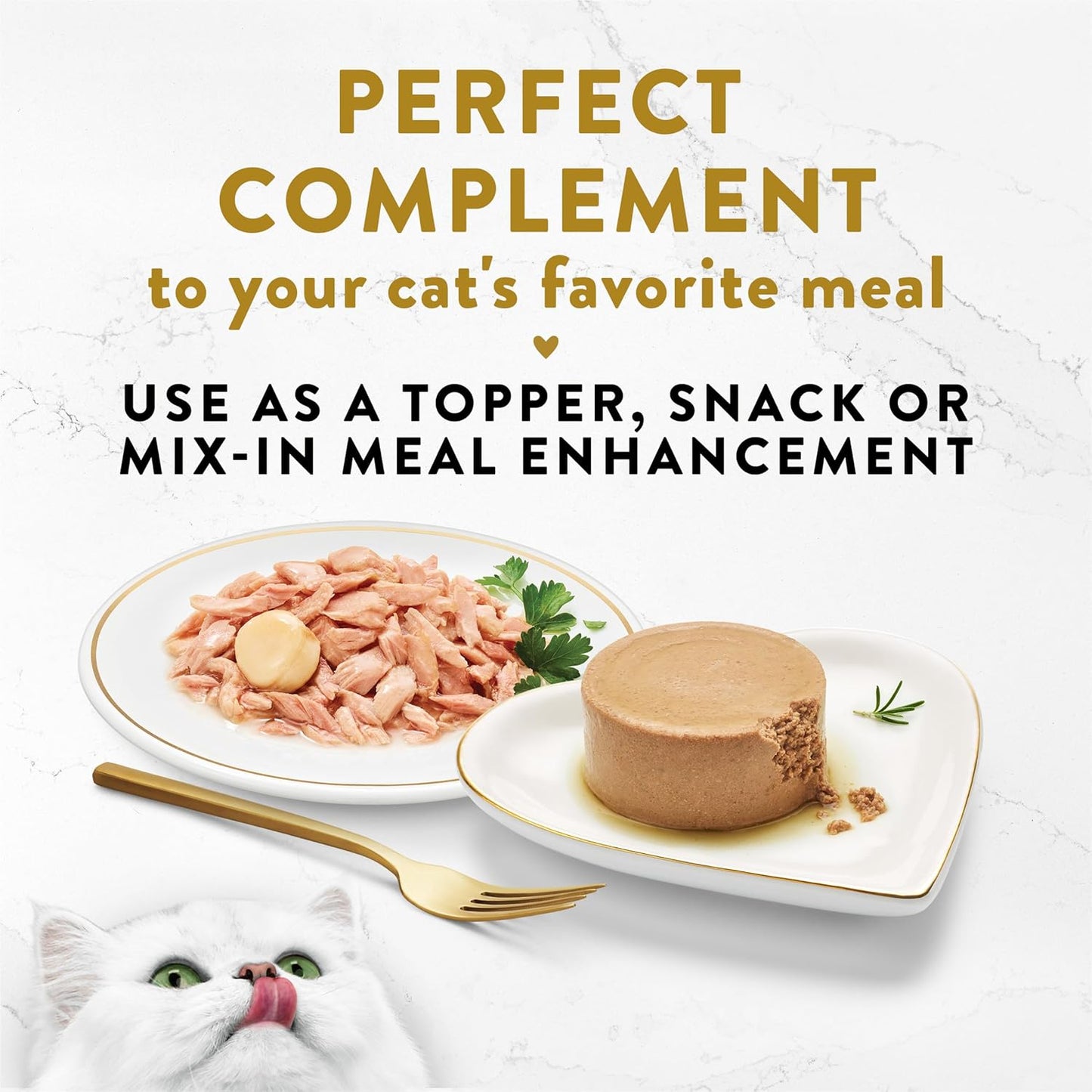 Purina Appetizers Lickable Grain Free Wet Cat Food Topper Light Meat Tuna Appetizer with Scallop - (Pack of 10) 1.1 Oz. Trays