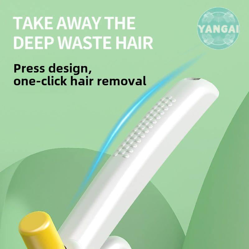 Cat and Dog Comb, Knot Removal and Floating Hair Removal Tool, Pet Self-Cleaning Comb, Long Hair Massage, Knotting and Hair Removal Special