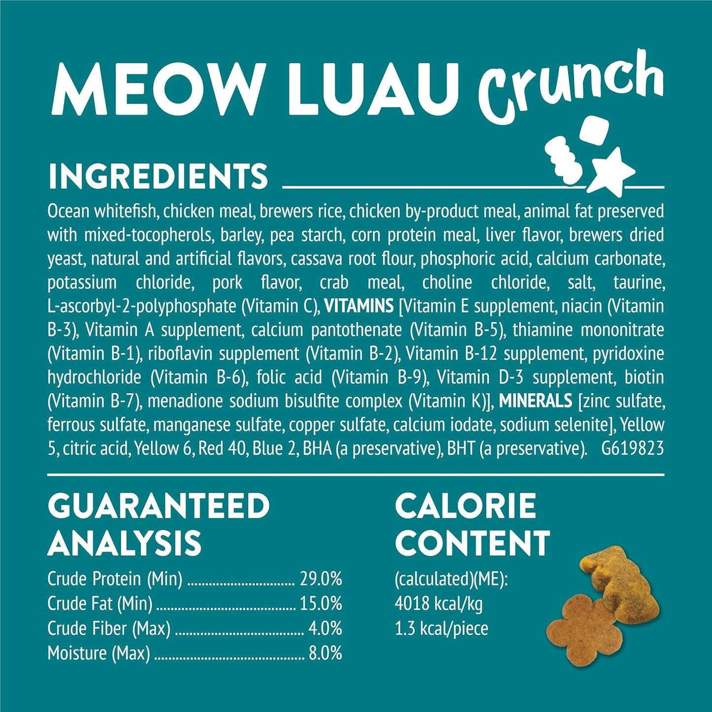 Purina Cat Treats, Party Mix Meow Luau Crunch - (Pack of 10) 2.1 Oz. Pouches