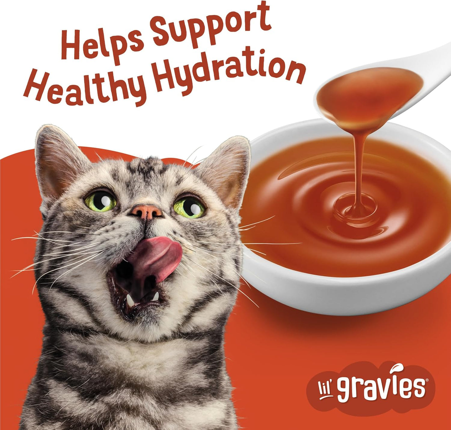 Purina Lil' Gravies Roasted Chicken Flavor Cat Food Lickable Cat Treats - (Pack of 16) 1.55 Oz. Pouches