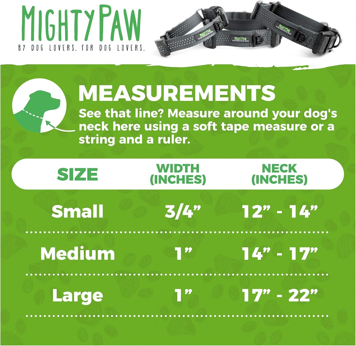 Martingale Nylon Training Collar. Our Trainer Approved Limited Slip Collar. Modified Cinch for Controlled Force for Optimal Training. Reflective Stitching to Keep Your Dog Safe