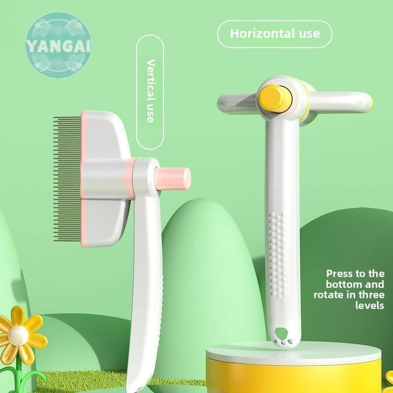 Cat and Dog Comb, Knot Removal and Floating Hair Removal Tool, Pet Self-Cleaning Comb, Long Hair Massage, Knotting and Hair Removal Special