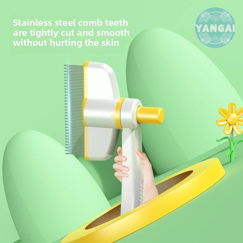Cat and Dog Comb, Knot Removal and Floating Hair Removal Tool, Pet Self-Cleaning Comb, Long Hair Massage, Knotting and Hair Removal Special