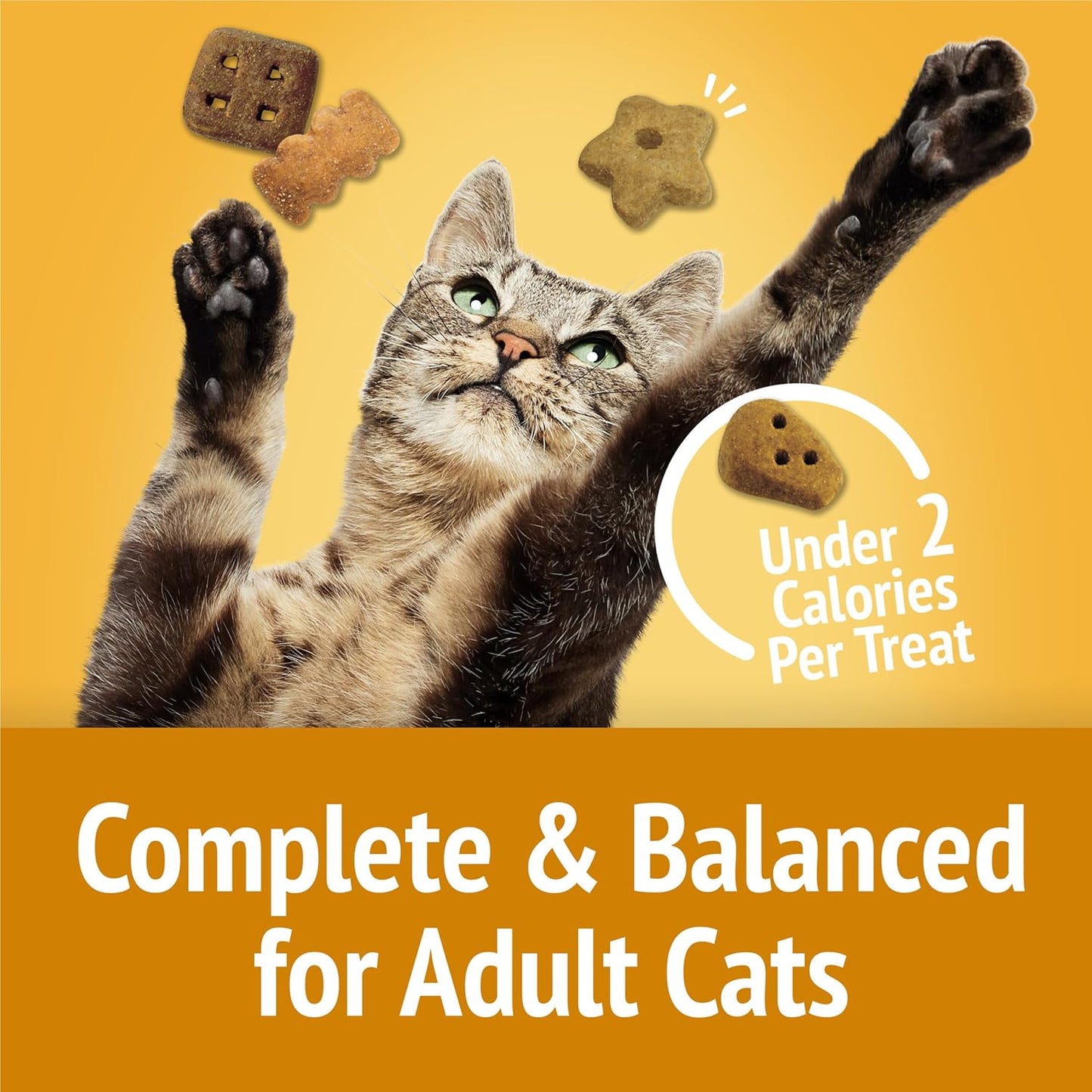 Purina Cat Treats, Party Mix Cheezy Craze Crunch - (Pack of 10) 2.1 Oz. Pouches