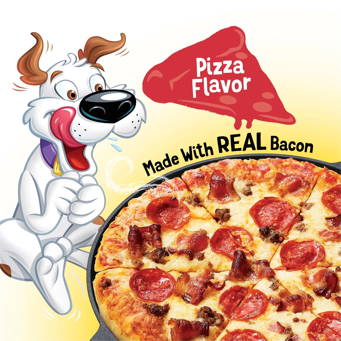Purina Strips Dog Treats with Real Bacon & Pizza Flavors Tender Chews, 40 Oz Pouch