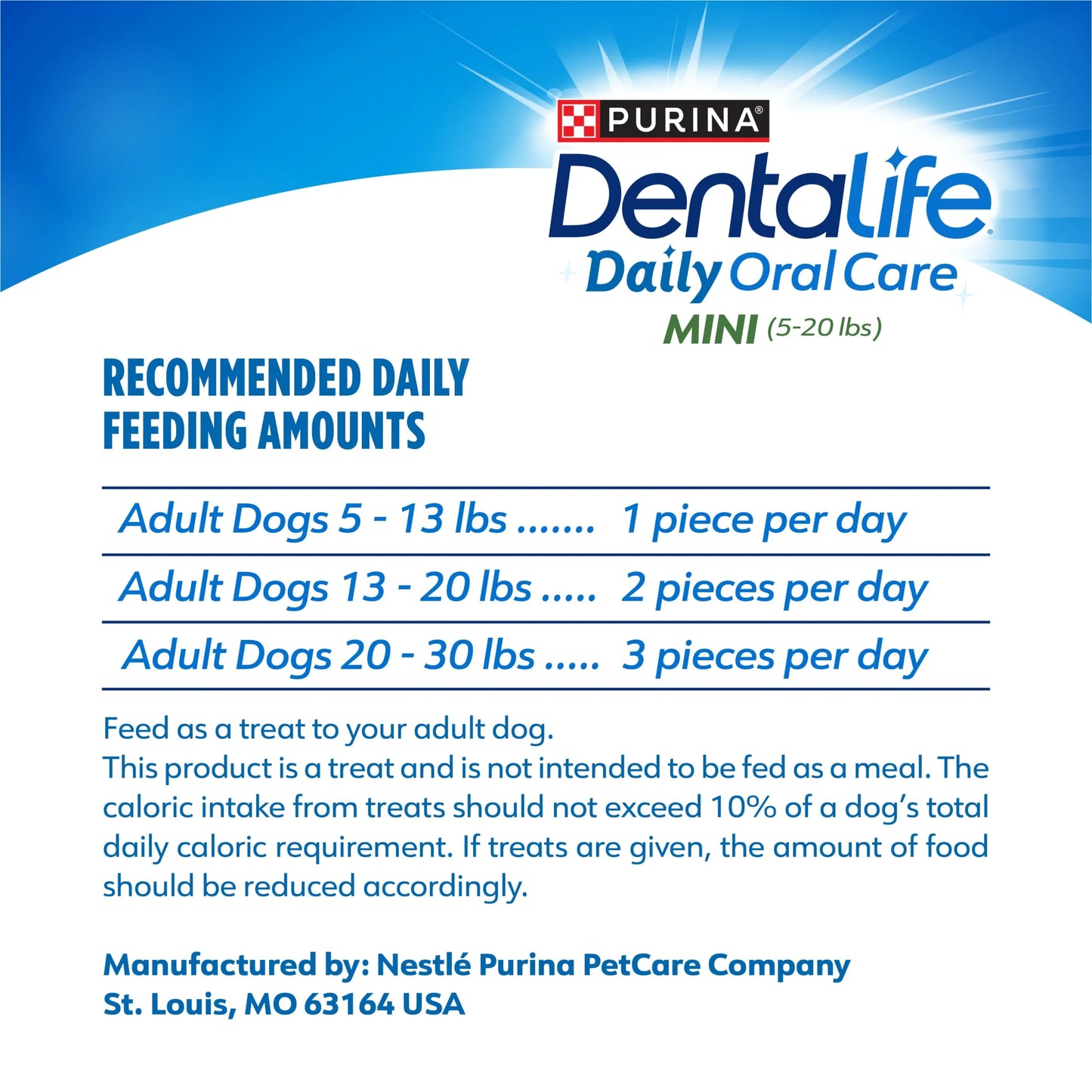 Purina Daily Oral Care Chicken Flavor Toy Breed Dog Dental Chews – 17.1 Oz Pouch (58 Ct)