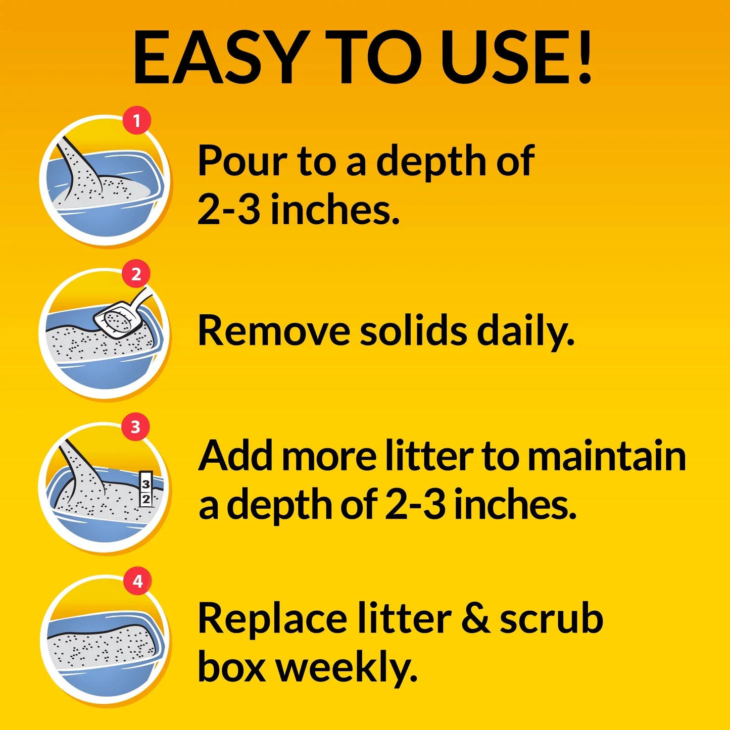 Purina Non Clumping Cat Litter, Low Dust, 24/7 Odor Control, 50 Lb. Bag