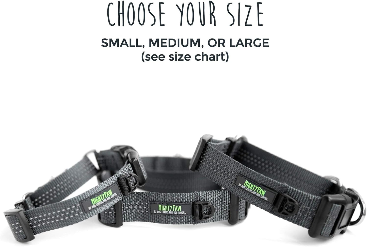 Martingale Nylon Training Collar. Our Trainer Approved Limited Slip Collar. Modified Cinch for Controlled Force for Optimal Training. Reflective Stitching to Keep Your Dog Safe