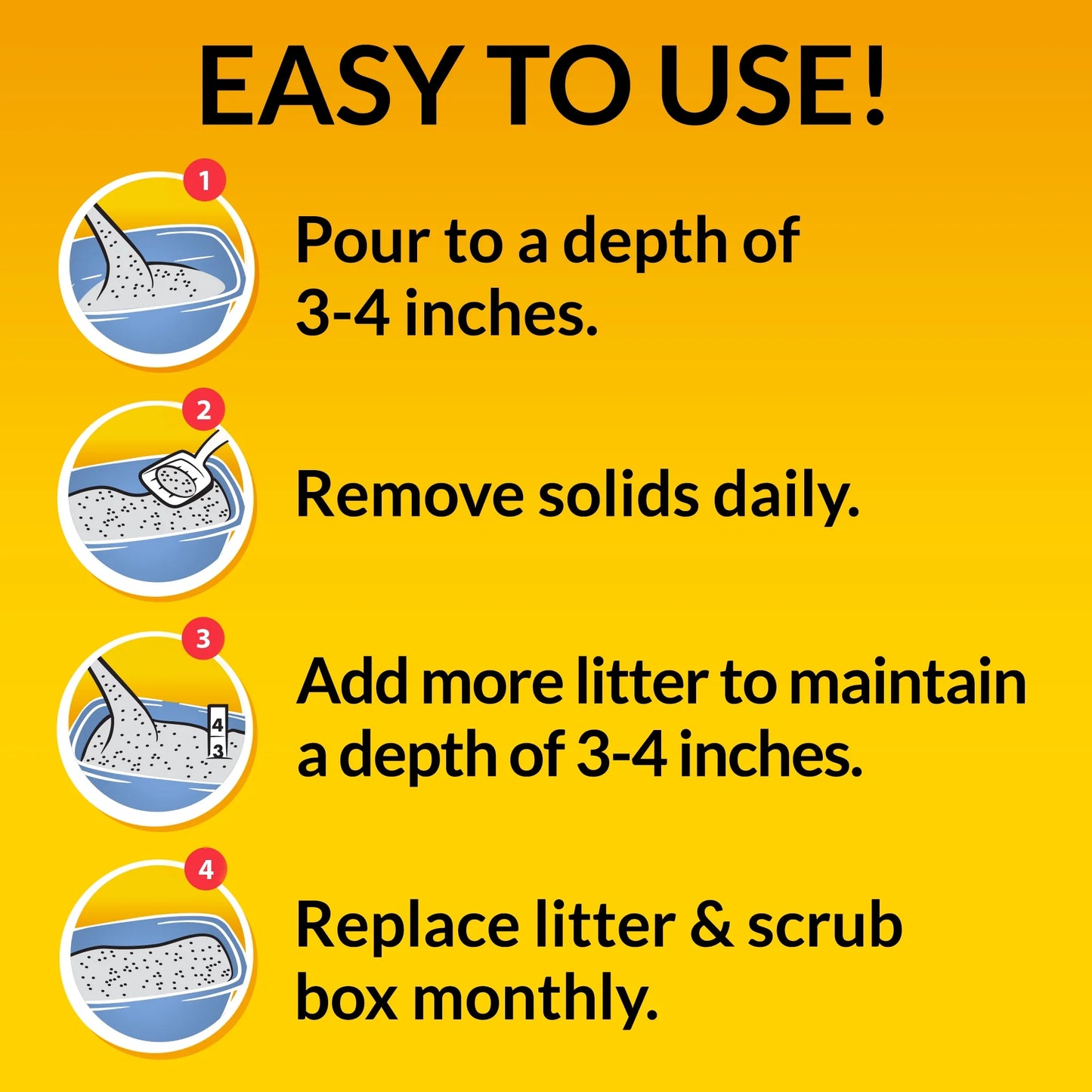 Purina Tidy Cats Clumping Cat Litter, Odor Control 24/7, 38 Lb. Box