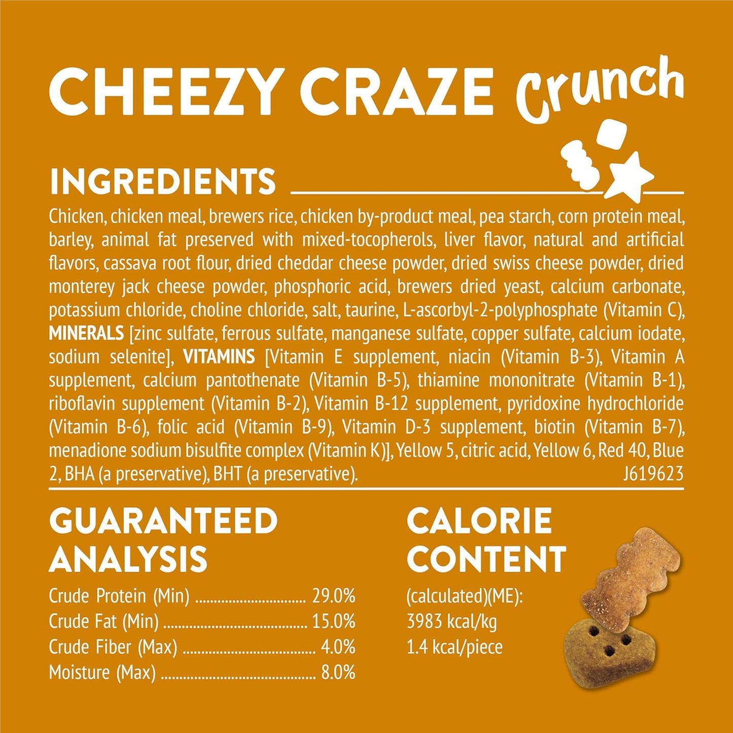 Purina Cat Treats, Party Mix Cheezy Craze Crunch - (Pack of 10) 2.1 Oz. Pouches