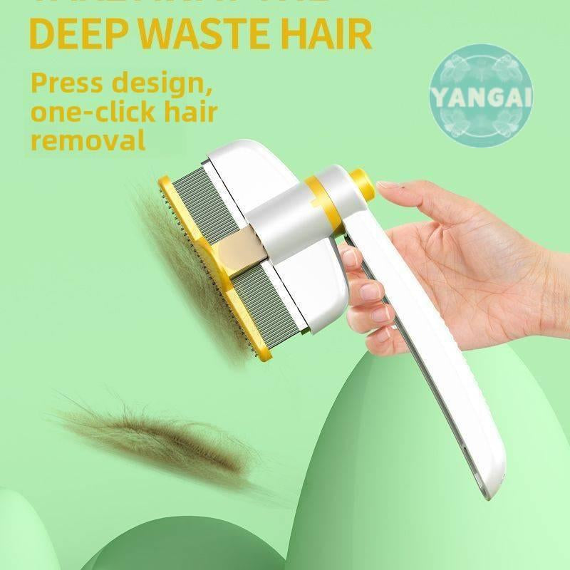 Cat and Dog Comb, Knot Removal and Floating Hair Removal Tool, Pet Self-Cleaning Comb, Long Hair Massage, Knotting and Hair Removal Special