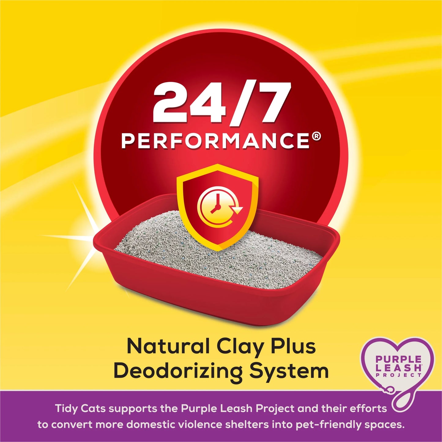Purina 24/7 Clumping Cat Litter, Low Dust, Deodorizing, 20 Lb. Jug