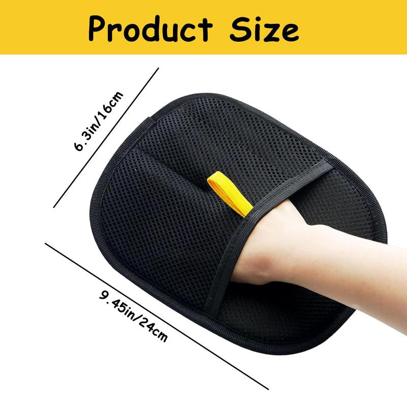 Pet Hair Removal Gloves, Electrostatic Removal Gloves for Pet Hair, Double-Sided Grooming Gloves for Dog & Cat, Reusable Pet Hair Remover Glove for Carpet, Couch, Clothing, Furniture 2025 New