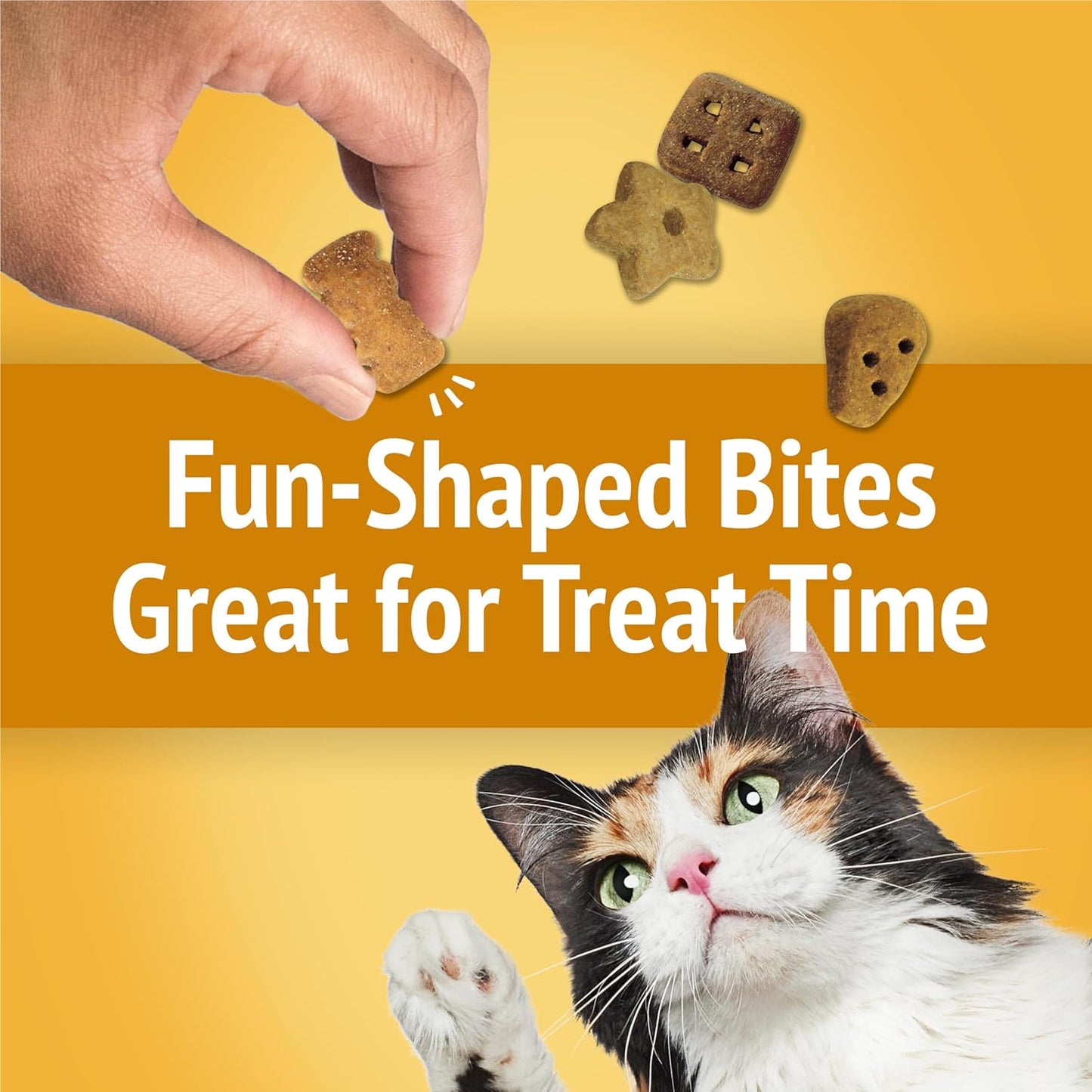 Purina Cat Treats, Party Mix Cheezy Craze Crunch - (Pack of 10) 2.1 Oz. Pouches