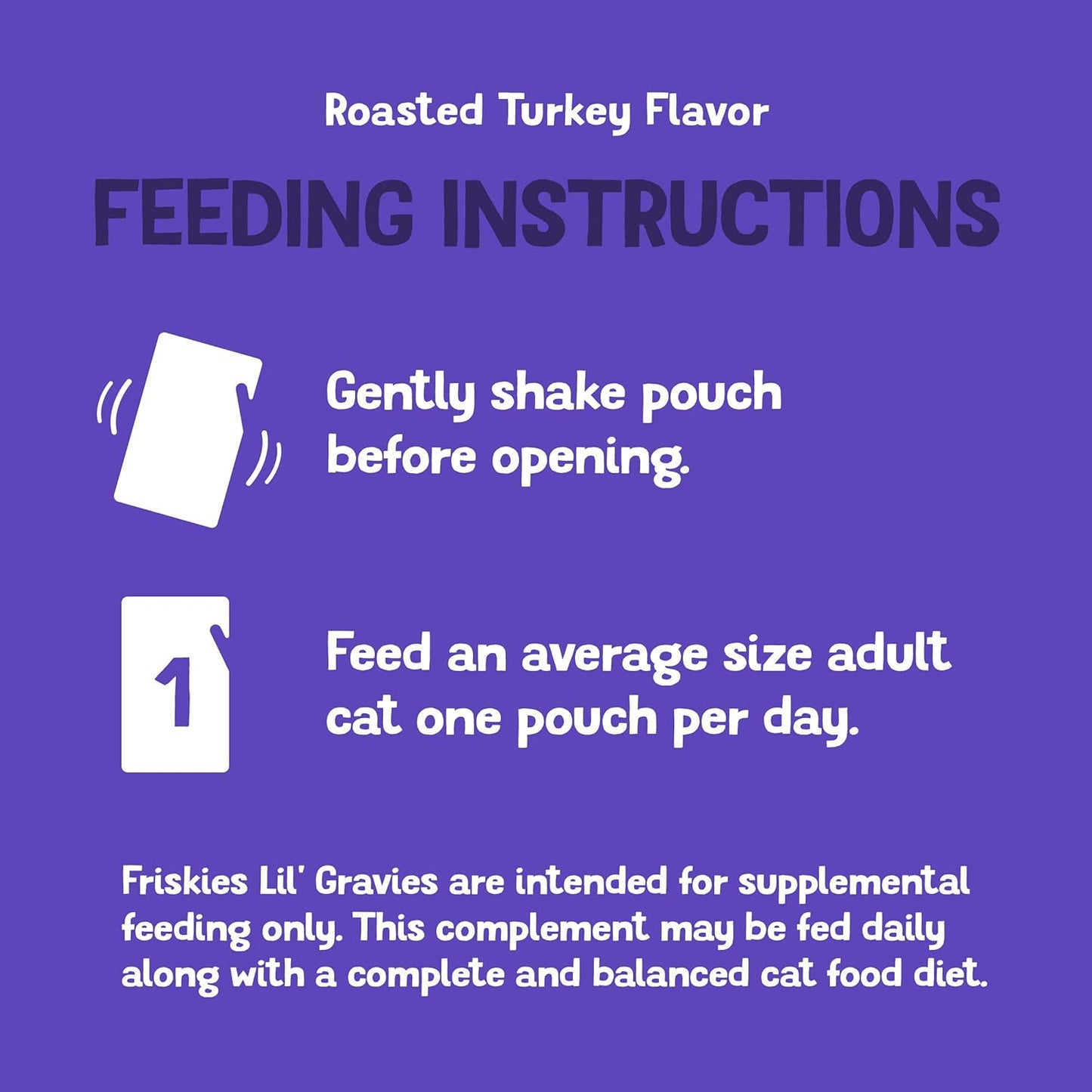 Purina Lil' Gravies Roasted Turkey Flavor Cat Food Lickable Cat Treats - (Pack of 16) 1.55 Oz. Pouches