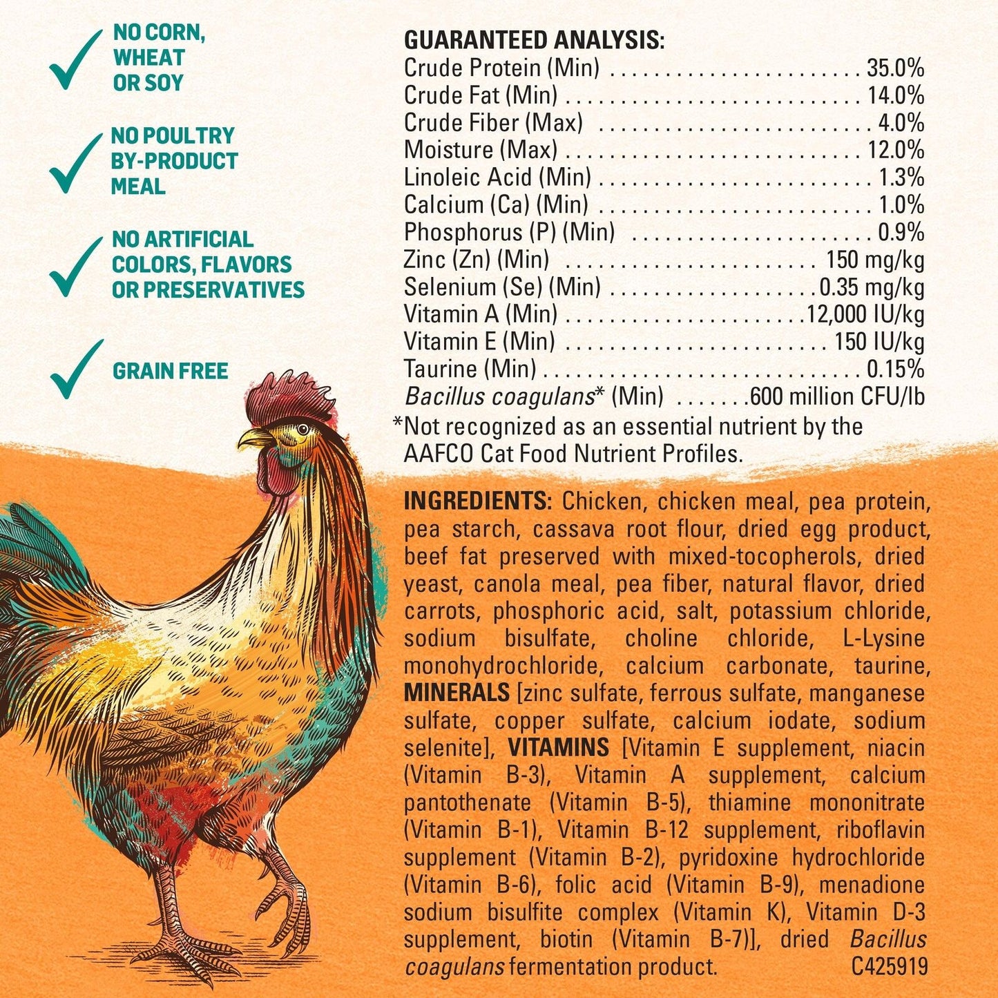 Purina beyond Grain Free, Natural Dry Cat Food, Grain Free White Meat Chicken...