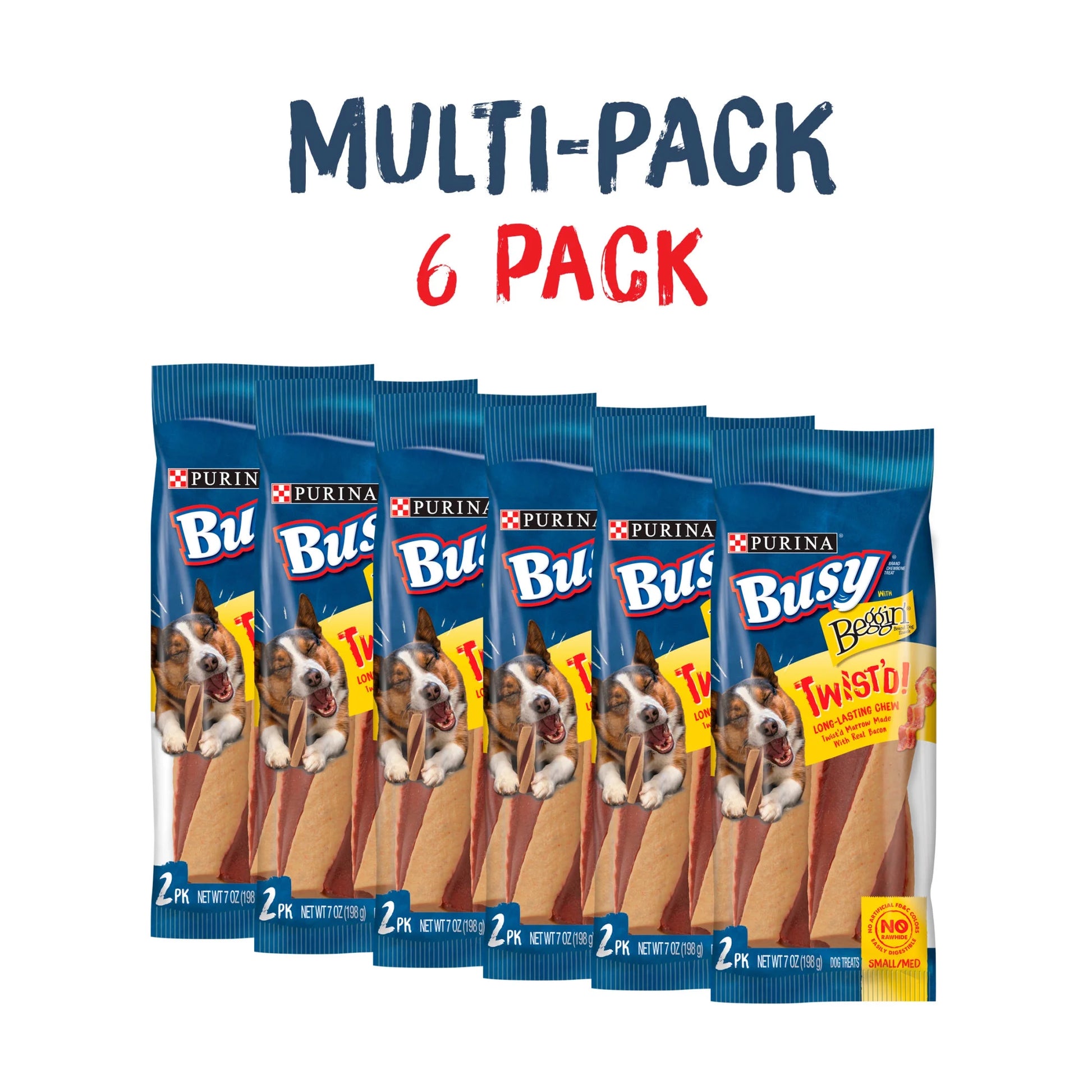 Purina  with Beggin' Twist'D Small & Medium Dog Treats with Real Bacon, 7 Oz Pouch (2 Count)