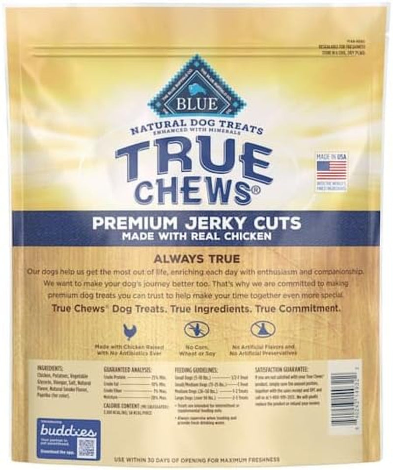 True Chews Premium Jerky Cuts Natural Dog Treats, Chicken 32 Oz Bag