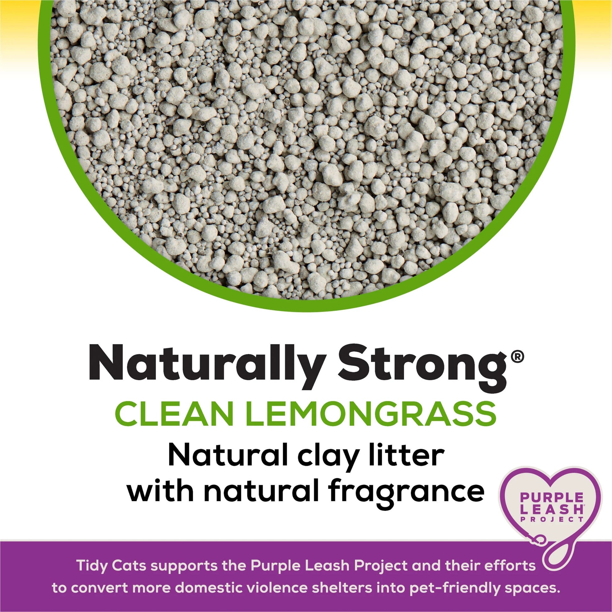 (4 Pack) Purina  Naturally Strong Clumping Cat Litter, Low Dust, Odor Control, 20 Lb. Jug