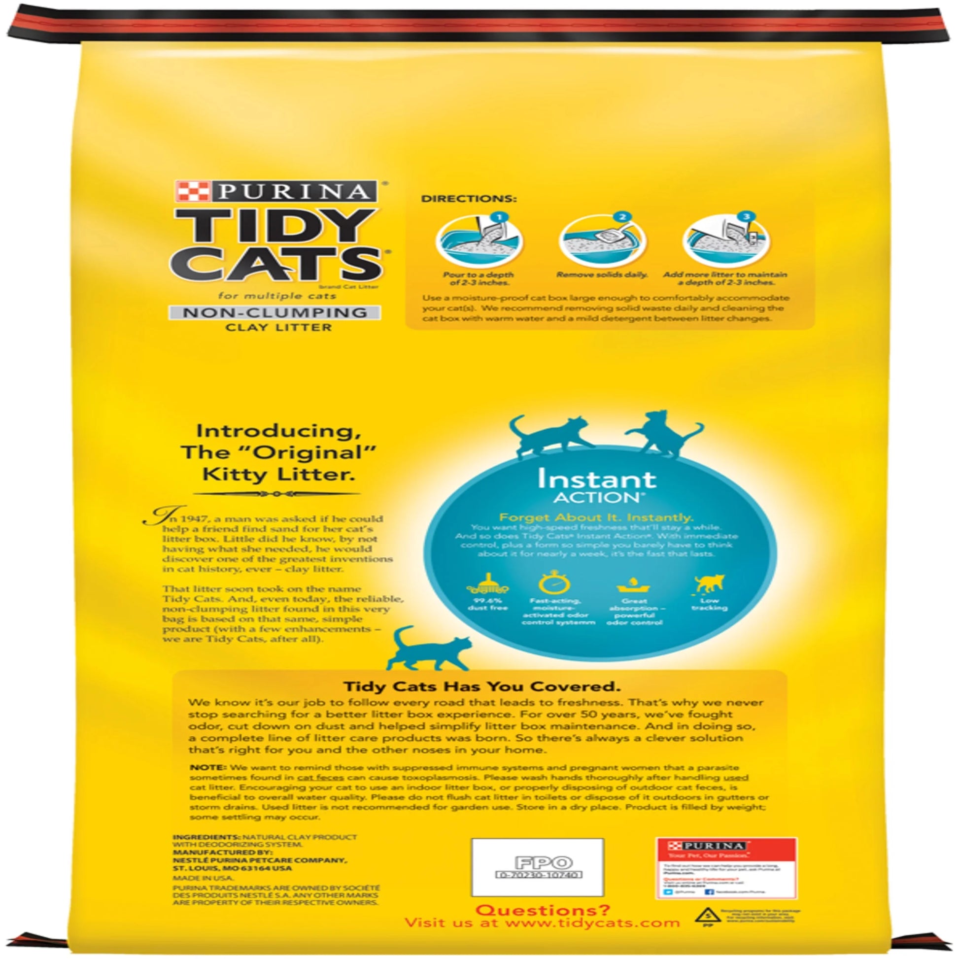 Purina  Instant Action Non Clumping Cat Litter Deodorizer