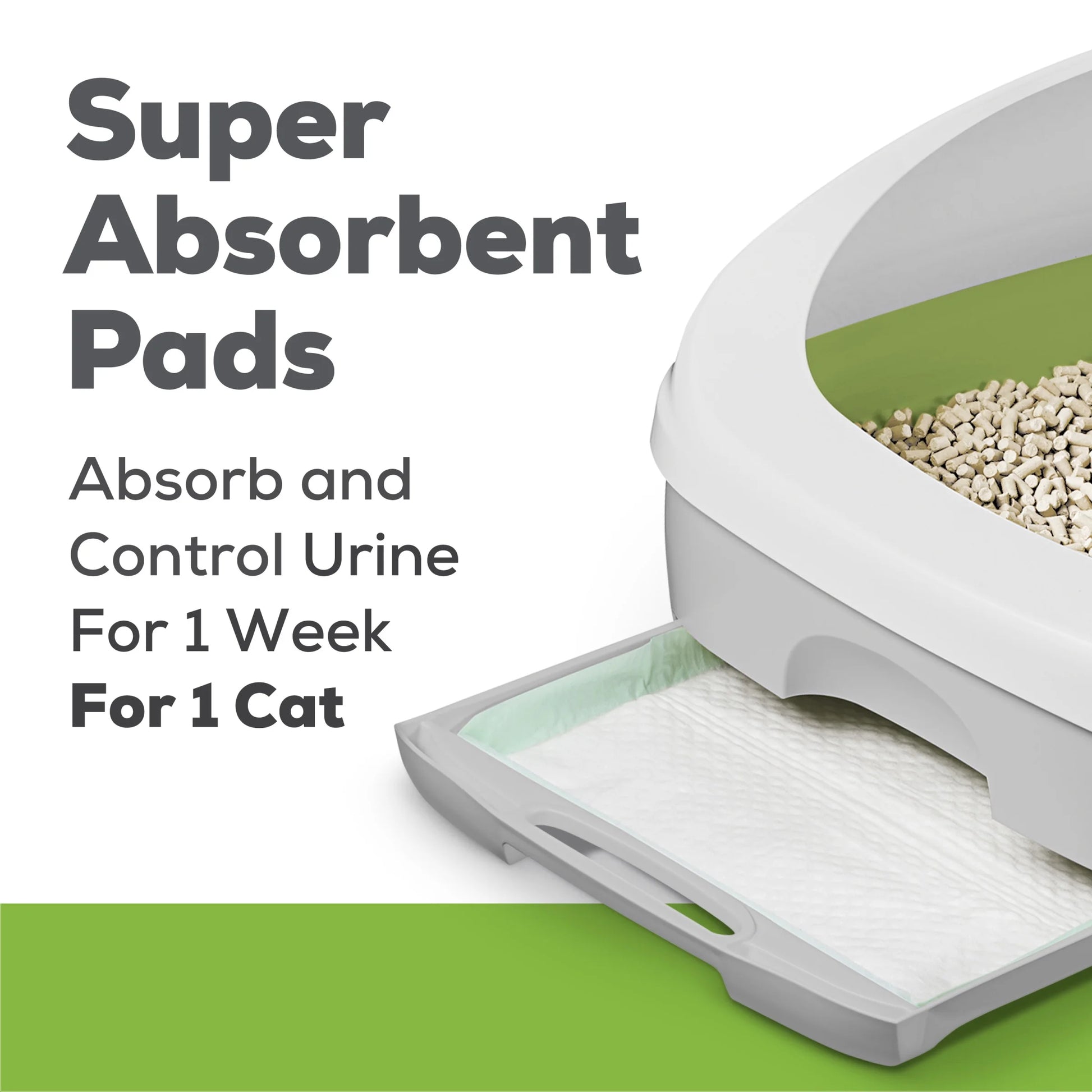(4 Pack) Purina  Breeze Absorbent Cat Litter Pads, 24/7 Odor Control, Refill Pack, 10 Ct. Pouch