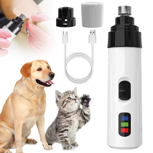 2024 New Silent Grind Pro for Dogs Silent Grind Pro Dog Nail Trimmer Electric Dog Nail Clippers Pet Paws Grooming Smoothing Tool