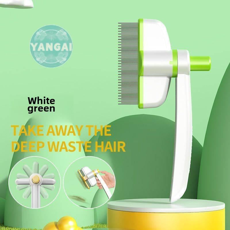 Cat and Dog Comb, Knot Removal and Floating Hair Removal Tool, Pet Self-Cleaning Comb, Long Hair Massage, Knotting and Hair Removal Special