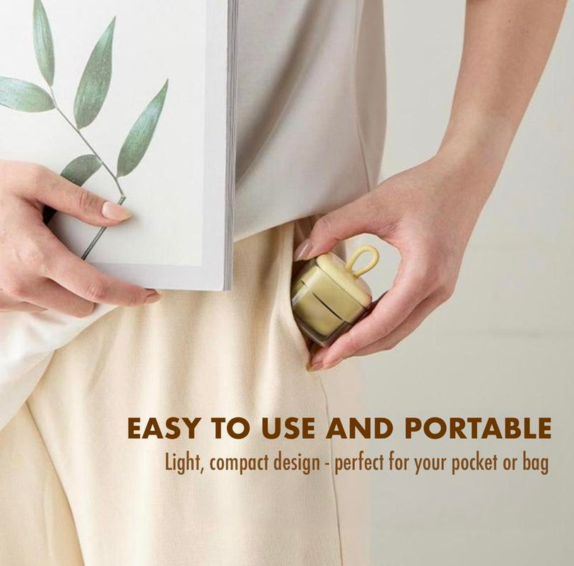 Buy 1 Get 1 Free [BOGO] - Mini Lint Roller - Reusable Portable Washable Sticky Lint Roller for Pet Hair Removal, Travel Size, Dust Proof Cleaning Tool