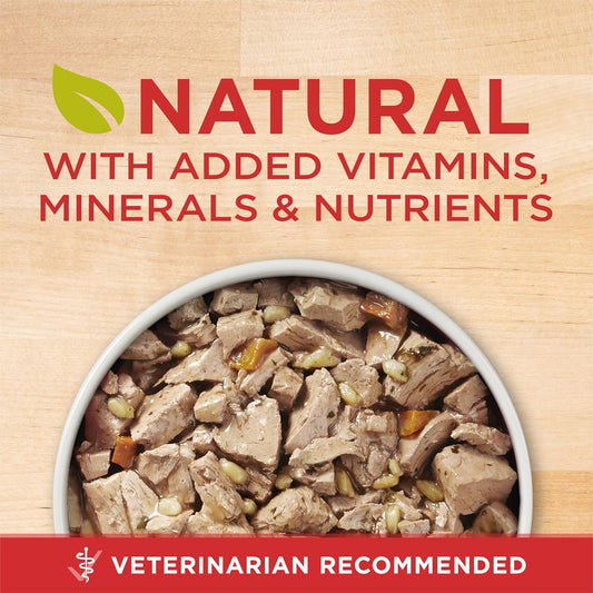 Tender Cuts in Wet Dog Food Gravy Chicken and Brown Rice Entree - (Pack of 12) 13 Oz. Cans